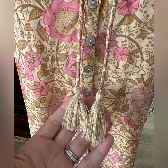 Spell Love Story Blouse in Peach Blossom Size XS NWT - Picture 7 of 8